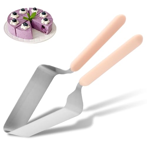 Cake Cutter and Server, Stainless Steel Cake Slicer for Even Slices