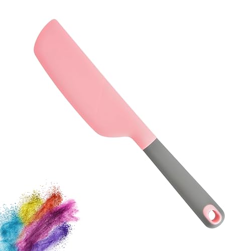 13 in Large Silicone Spatula, Dough Scraper(Pink, long) - color: Pink, size: long