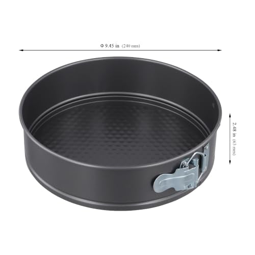 3 Pcs 9" Springform Cake Pans, Round Cheesecake Pan with Removable Bottom - size: 9 Inch