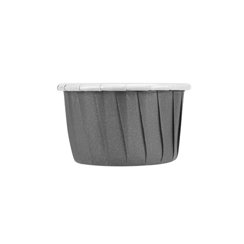 Restaurantware 2 oz Round Gray Paper Medium Baking Cup, 200 Pack - color: Gray, size: Medium