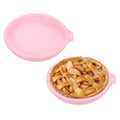 uxcell 2Pcs 7" Air Fryer Egg Pan Easy Release Ramekins Reusable, Pink - color: Pink, size: 7 Inch