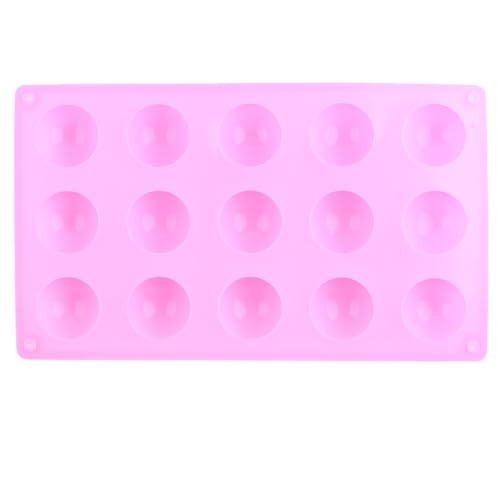 15 Cavity Semi Sphere Silicone Candy Molds