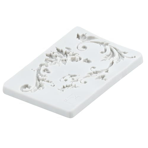 Baroque Fondant Molds Curlicues Scroll Lace Silicone Mold