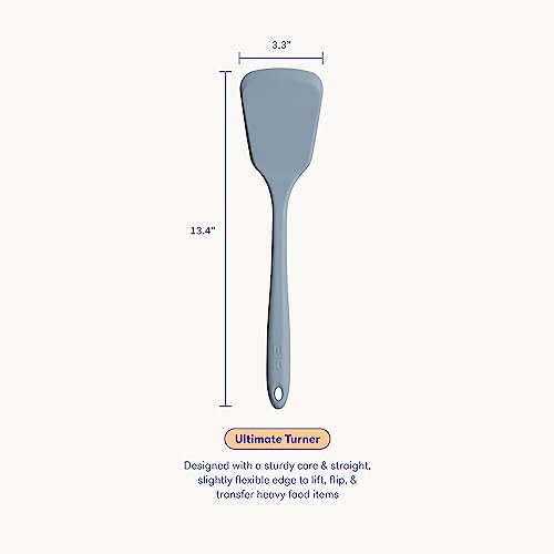 GIR Silicone Spatula Turner – Ultimate Turner, Slate - color: Slate, size: Ultimate Turner - 13 IN