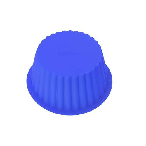 X-Haibei Giant Cupcake Pan Round Chocolate Cake Bread Bakeware Silicone Mold Top Dia. 7.8inch,Bottom 5.3inch, Height 3.5 inch