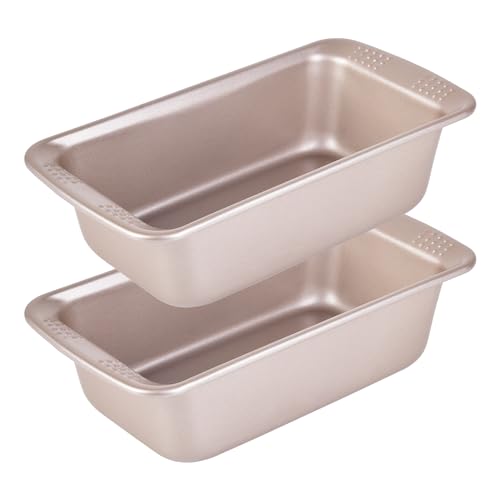 8x4 Inch Loaf Pan 2 Pack Nonstick Carbon Steel Pans for Banana Bread Baking - size: 9" 1.4Lb 2Pcs