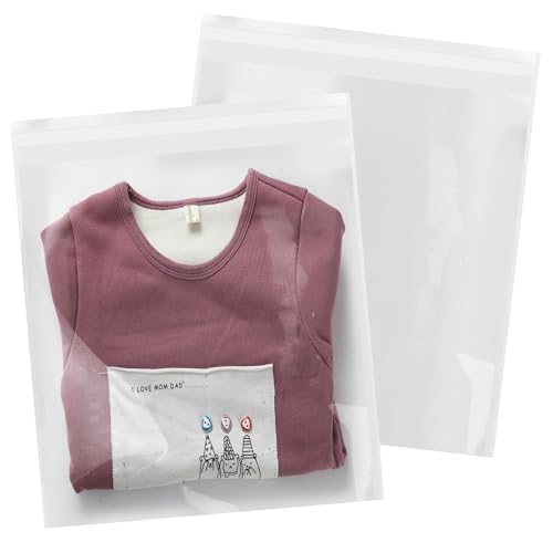 iMailer 500 Pack 13" x 15" Clear Cellophane Bags Large - size: 13x15 Inch (Pack of 500)