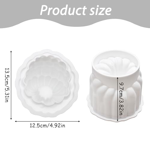 3D Raspberry Silicone Cake Mold 12.5cm Round Fruit Shape - color: White(Large Raspberry)