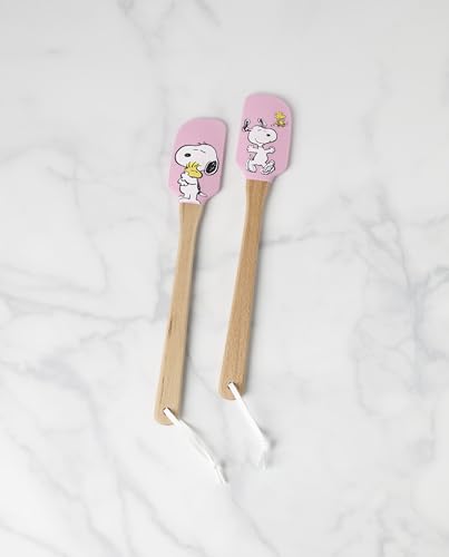 Lenox 898261 Chef Snoopy Spatulas, Set Of 2, Pink - style: Spatula Set, Pink