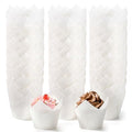 Ruisita 150 Pcs White Mini Cupcake Liners Muffin Liners Baking Cups - color: White