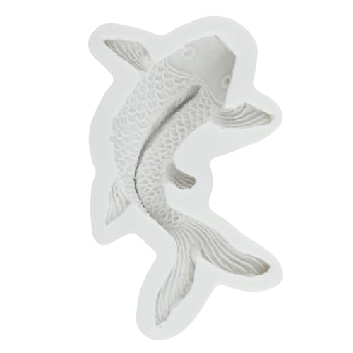 Lotus Flower Silicone Mold Goldfish Fondant Molds Set of 4 - color: Style B