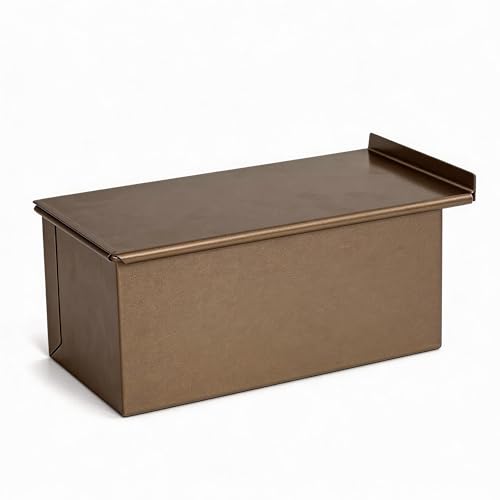 Pullman Loaf Pan with Lid for Baking Bread, Nonstick Carbon Steel Bread Loaf Pan with Cover for Sandwich Bread, Sourdough, Toast Bread and Homemade Loaf Baking