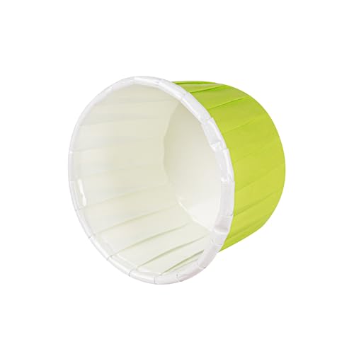 Restaurantware 2 oz Round Green Paper Eco Medium Baking Cup, 200 Pack - color: Eco Green, size: Medium