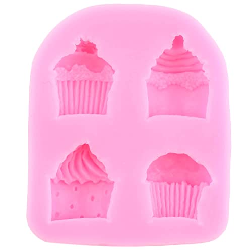 Mujiang Ice Cream Cones Silicone Mold Donut Fondant Molds Set Of 4 - color: Style B