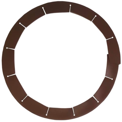 Adjustable Pie Crust Shields Baking Protectors, Silicone Cover Ring Fits 8-11.4 Inch Pies, Baking Pie Pizza Crust Shield Protector Cover for Edges (Brown-1pcs) - color: Brown-1pcs