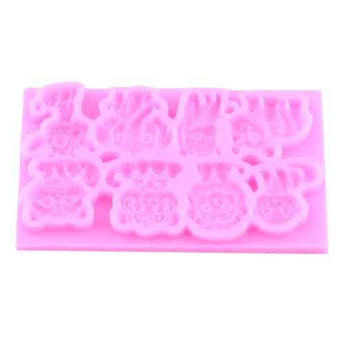 Lion Giraffe Elephant Silicone Mold Monkey Tiger Zebra Fondant Mold