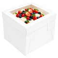 NPLUX 2 Pack Halloween Bakery Boxes, 12x12x8 Cake Boxes for Custom Cakes