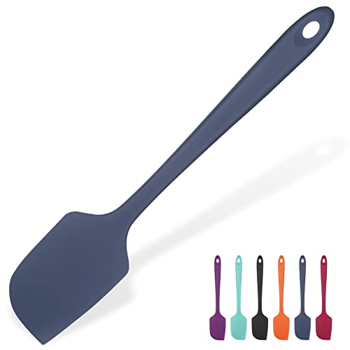 U-Taste 14in Extra Large Silicone Spatula, 600°F Heat Proof, Midnight Blue - color: Midnight Blue, size: 14 in (extra large spatula)