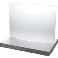 Skyygemm 12 Pack Rectangle Cake Boards 19 x 14 Inch Scalloped, Silver - color: Silver, size: 19 x 14 Inch