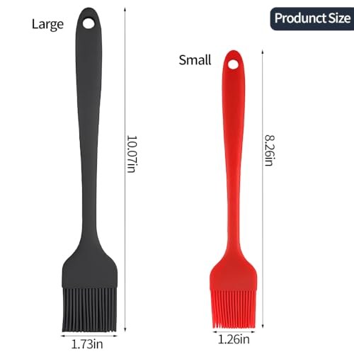 Silicone Basting Brush 5Pcs, One-Piece Pastry Brush, Bpa Free - size: Large(10.07" x 1.73" x 5 Pcs)