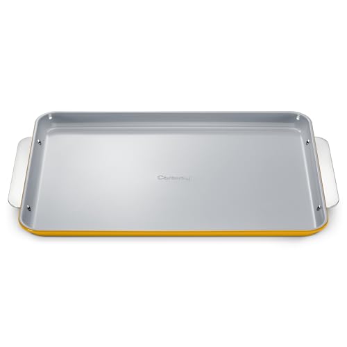 Caraway Non-Stick Ceramic-Coated 18" x 13" Baking Sheet - color: Marigold, size: Large 18" x 13"