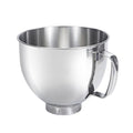 Stainless Steel Mixing Bowls for KitchenAid Stand Mixers - 304 Food-Grade Baking Accessories for Dough & Whipping Cream (4.5&5 Quart) - size: 4.5&5 Quart