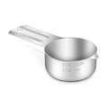 1PCS 1/4CUP(60ml, 2oz) Measuring Cup, 18/8 Stainless Steel Measure Scoop - size: 1/4cup|60ml|2oz