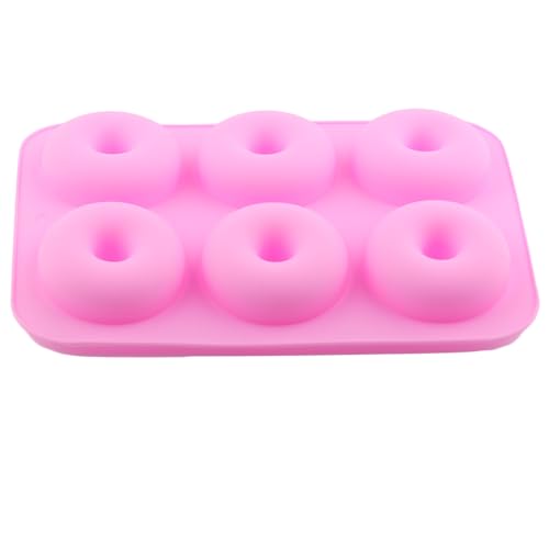 6 Cavity Doughnut Silicone Chocolate Molds Set Of 2 - color: Style G