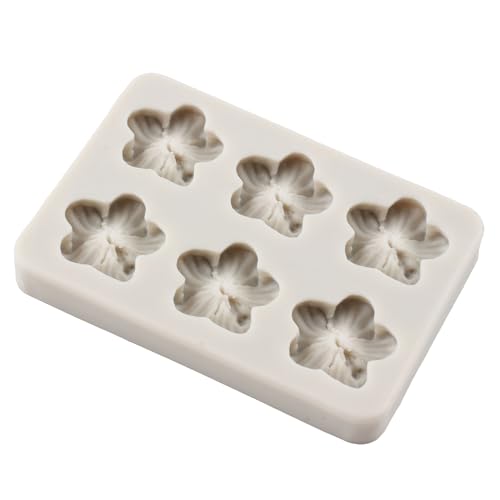 Flower Silicone Mold Hibiscus Flower Fondant Molds - color: Style F