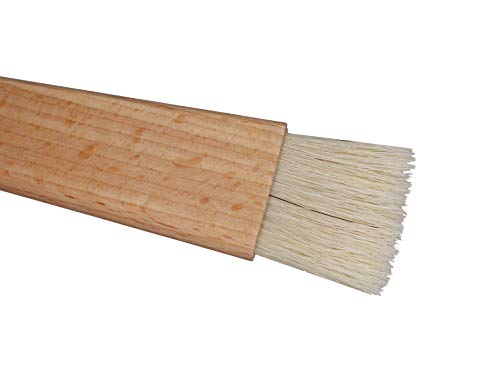 Exceliy 2 Sets Pastry Brushes with Wooden Handle & Natural Bristles