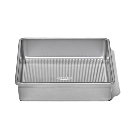 OXO Good Grips Non-Stick Pro Clear Coated Metal Bakeware Cake Pan 9 in Square, Baking Pan for Cakes, Brownies and Cookies - style: 9in Square