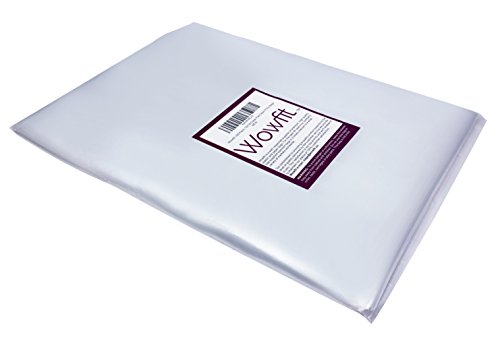 Wowfit 21x31 Clear Flat Poly Bags, 10 CT, 1.6 Mil, Bread & Pastry Proofing - size: 21"x31"-10pcs