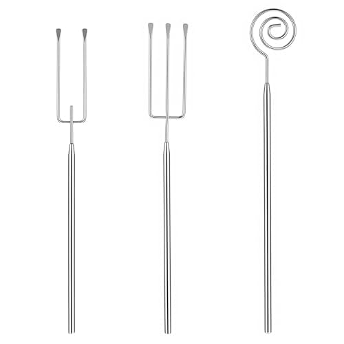 3PCS Chocolate Dipping Tool - Stainless Steel Candy Dipping Tools