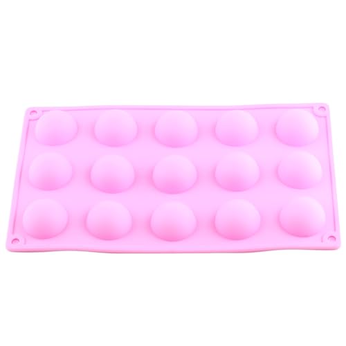 15 Cavity Semi Sphere Silicone Candy Molds