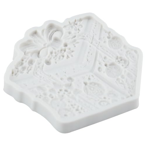 Christmas Gift Box Silicone Mold Present Box Fondant Mold - color: Style R