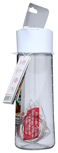 Whiskware Dressing Mixer Tritan Salad Dressing Mixer, White/Red - size: 2.5 Cups