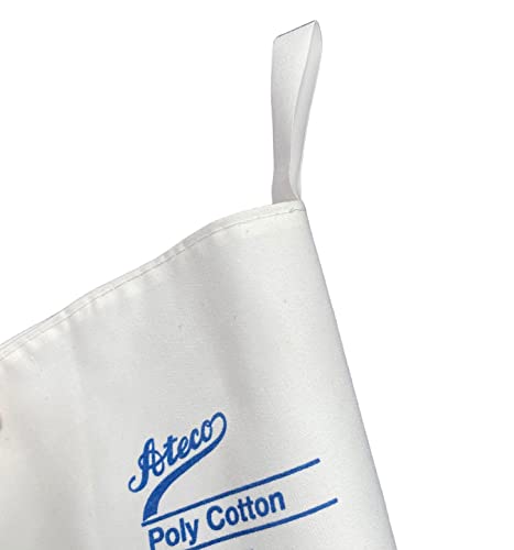 Ateco 3824 Pack of 1 Poly-Cotton Pastry and Decorating Bag, 23.62-Inch, White - size: 23.62-Inch, style: Pack of 1