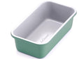 LeGourmet Nonstick Bread Loaf Pan 9 X 5 Inch, Ceramic Coating, Non-Toxic, Rust Resistant Aluminized Steel, Perfect 1 lb Baking Dish for Meatloaf, Pound Cake & Brownie (Rosemary) - color: Rosemary
