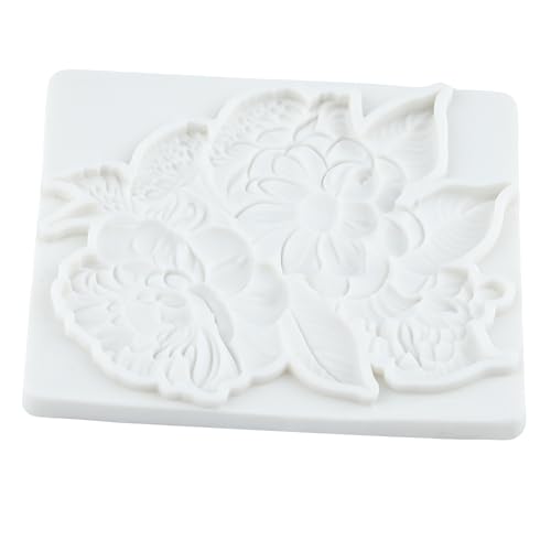 Flower Fondant Molds Peony Flower Silicone Chocolate Mold - color: Style 24