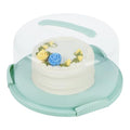 JOEY'Z EXTRA LARGE Cake Carrier - Holds up to 12 Inch 3-Layer Cake - color: Turquoise