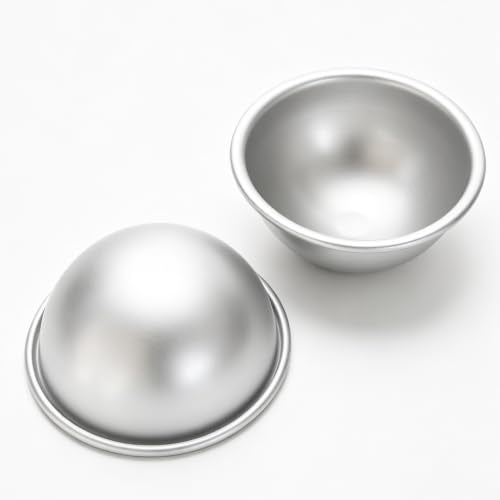 Dome Cake Pan 5 Inch, Aluminum Hemisphere Cake Mold, Ball Shape - size: 5 Inch