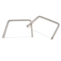 Honbay 2PCS Stainless Steel Butter Cheese Wire Cutters Slicers Knives for Kitchen (small)