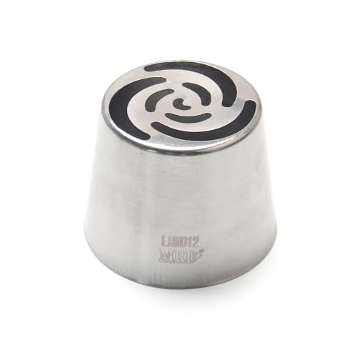1 Pcs Stainless Steel Extra Large Russian 3 Petals Rose Flower Icing Tips