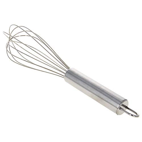 Utoolmart Whisk, 8 Inch Stainless Steel Egg Wire Whisks, Balloon wire whisk for Cooking Baking, Professional Whisking Wisk Kitchen Tool Utensil, Wisker for Stirring