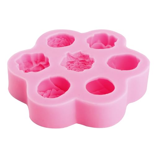 ZiXiang Flower Silicone Mold Peony Rose Flower Fondant Molds - color: Style H