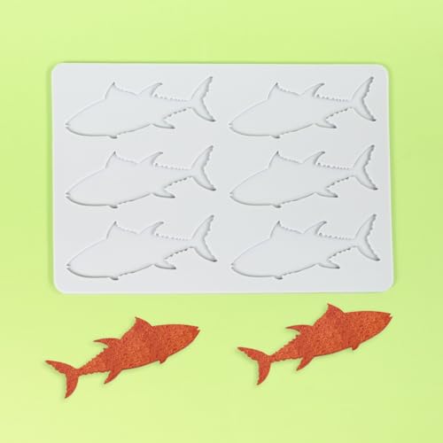 Fish Chocolate Silicone Mold Hollow Decoration DIY Cupcake Cake Mould Candy Chocolate Tools Baking Party Supplies (D_ Fish) - size: D_ Fish