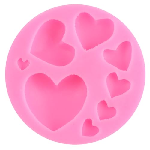 ZiXiang Bear Silicone Mold Valentine's Day Fondant Molds Set Of 5 - color: Style C