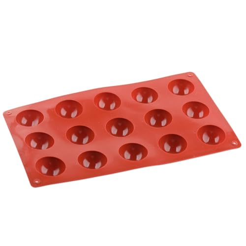 15 Cavity Semi Sphere Silicone Chocolate Molds Set Of 2 - color: Style A