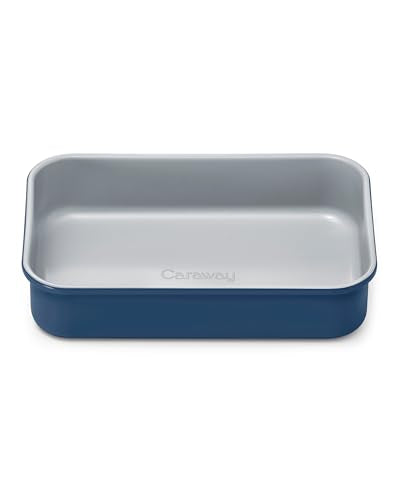 Caraway Non-Stick 9" x 6.5" Small Rectangle Baking Pan - color: Navy, size: Mini Rectangle Pan
