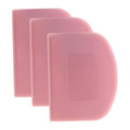 3PCS Pink Food Grade PP Plastic Bench Food Scrapers 12cm Multifunctional Kitchen Pastry Cutting Tool Flours Spatula Suitable for Spade Cream Fudge Cheese
